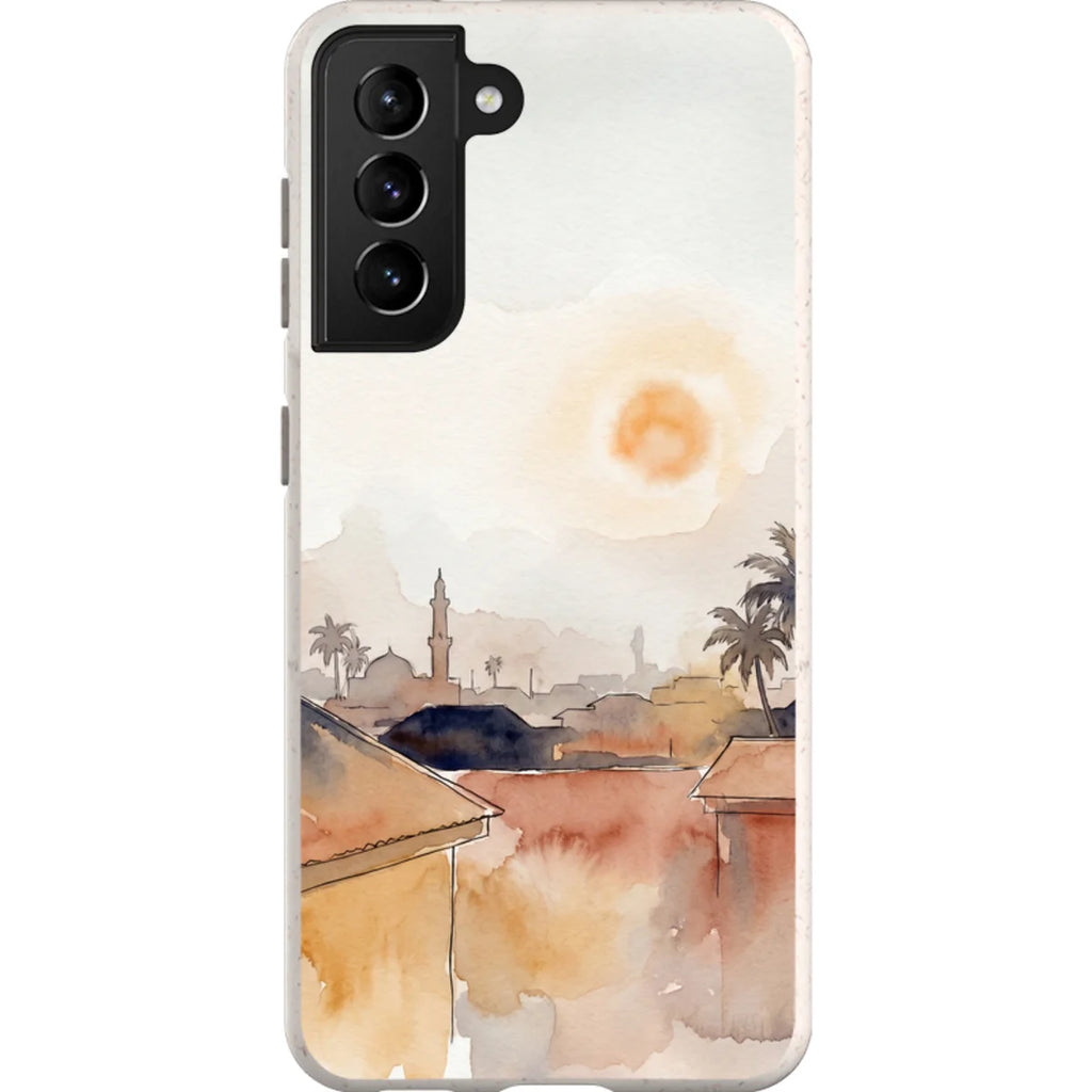 Harmattan Sky by Tobi Akinyemi — S21 Samsung Galaxy Bio-degradable Case — Finnaij