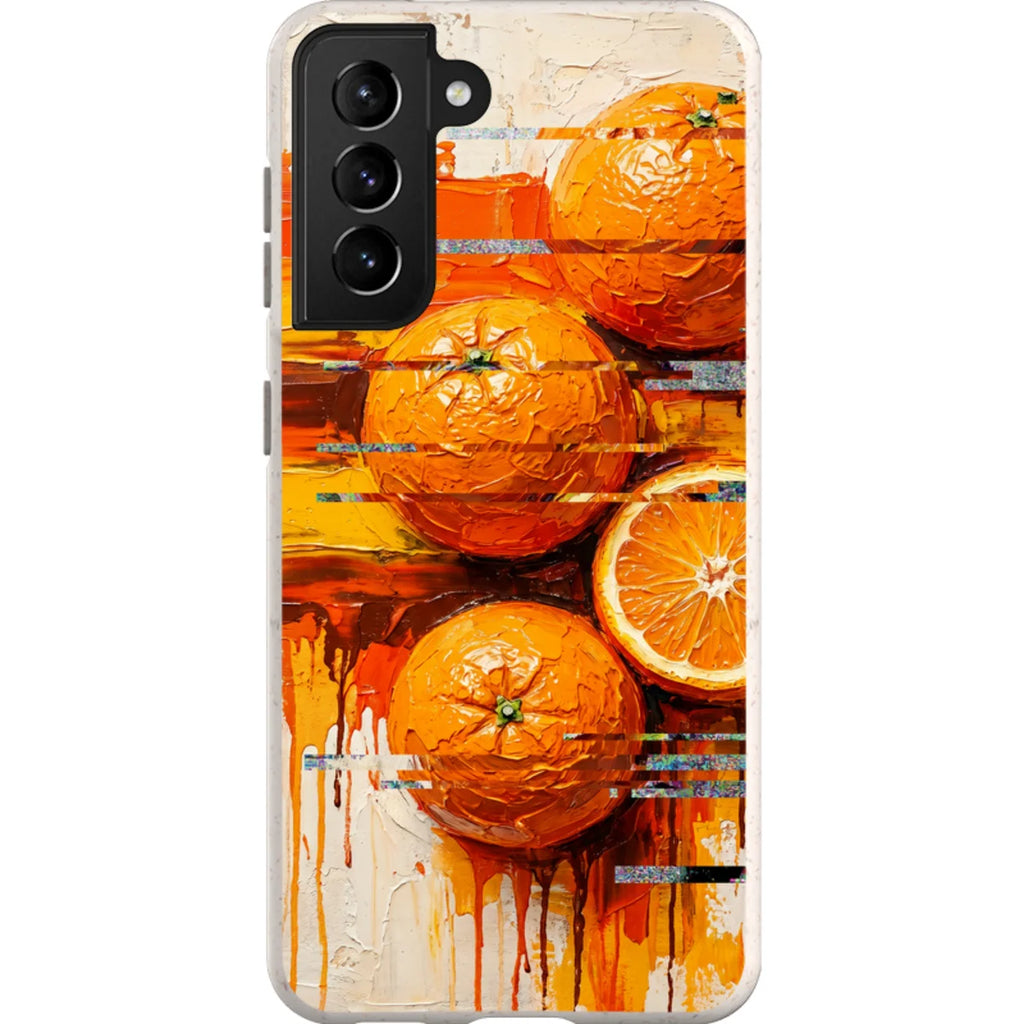 Oranges and Citrus Still Life by Frida Lövström — S21 Samsung Galaxy Bio-degradable Case — Finnaij