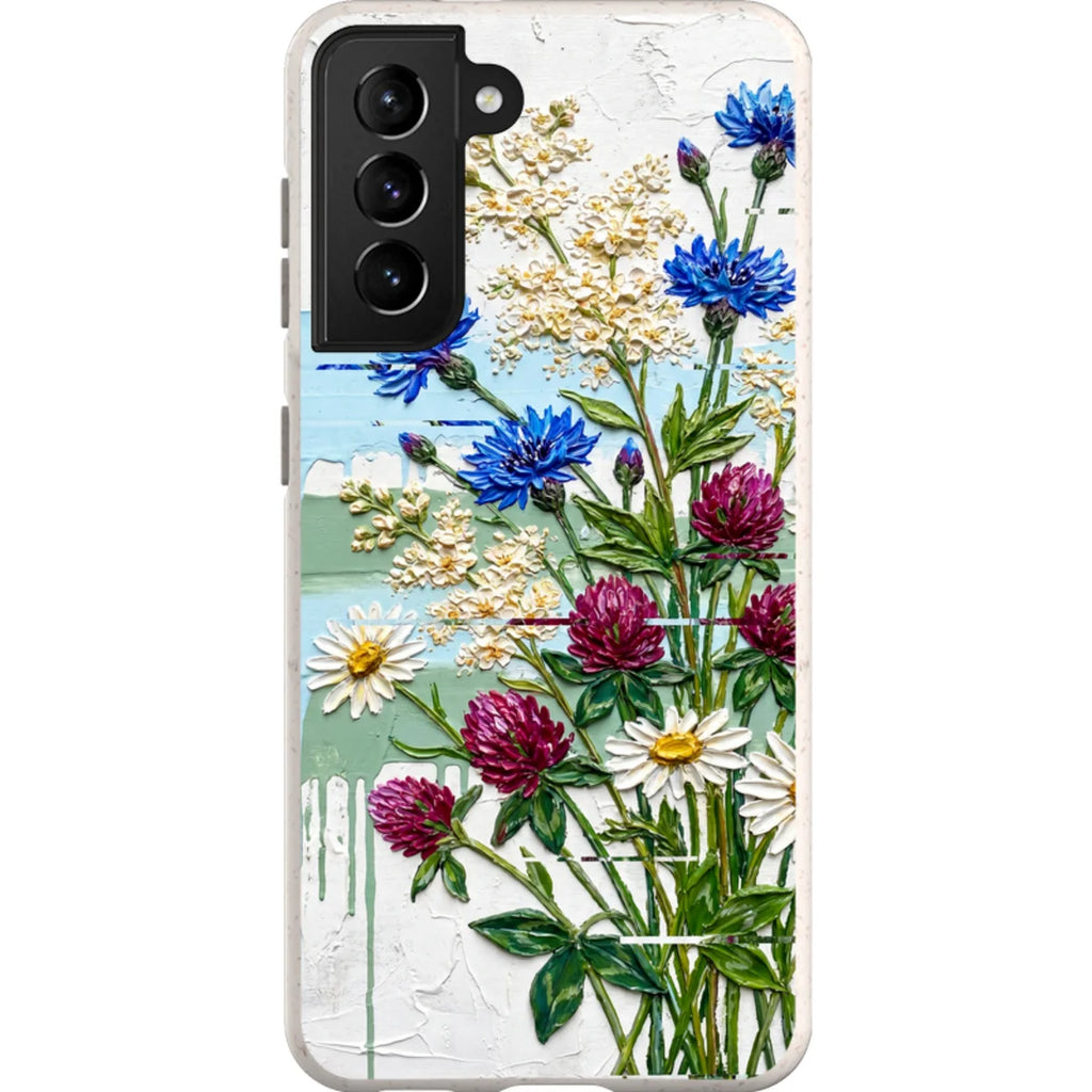 Nordic Wildflowers by Frida Lövström — S21 Samsung Galaxy Bio-degradable Case — Finnaij