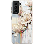 Magnolia Branches by Frida Lövström — S21 Samsung Galaxy Bio-degradable Case — Finnaij