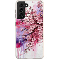 Cherry Blossoms by Frida Lövström — S21 Samsung Galaxy Bio-degradable Case — Finnaij