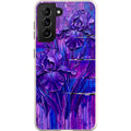 Iris Flowers by Frida Lövström — S21 Samsung Galaxy Bio-degradable Case — Finnaij