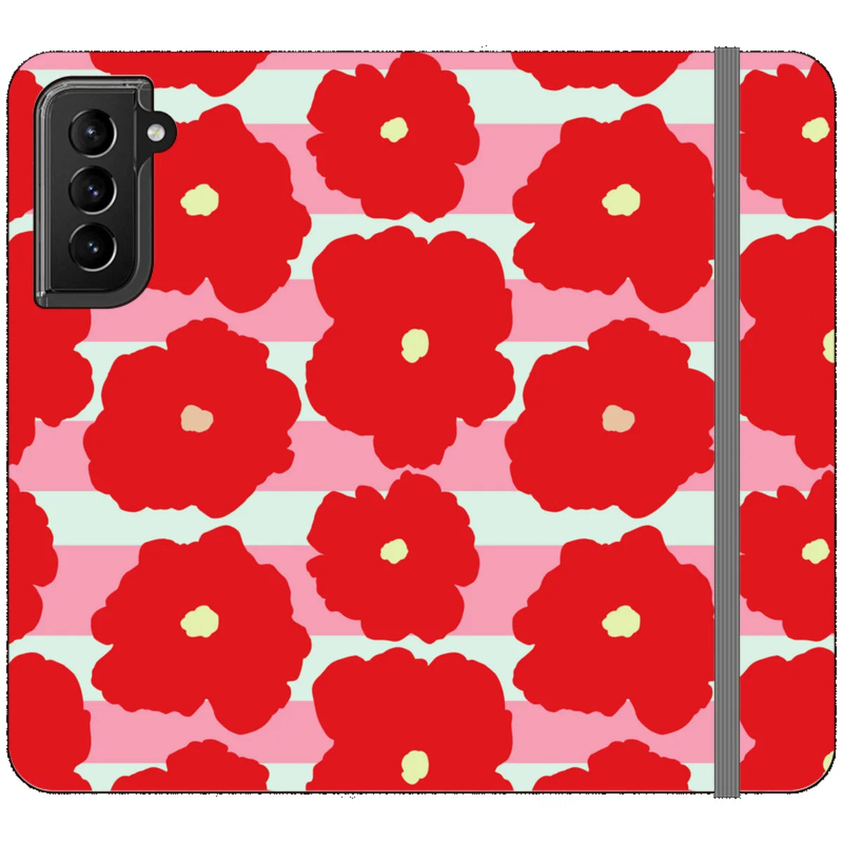 Bold Floral — S21 Wallet Case — Finnaij