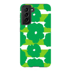 Bold Floral Green — S21 Tough Case — Finnaij