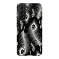 Feathers in Bloom Black — S21 Tough Case — Finnaij