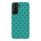 Monogram Teal — S21 Tough Case — Finnaij