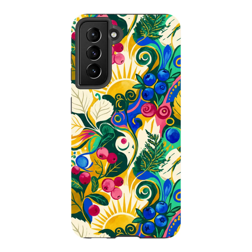 Berry Meadow Glow by Aino Kallio — S21 Tough Case — Finnaij