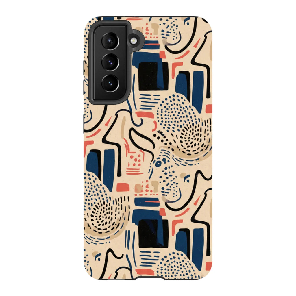 Sandstone Adire by Ada Okoye — S21 Tough Case — Finnaij
