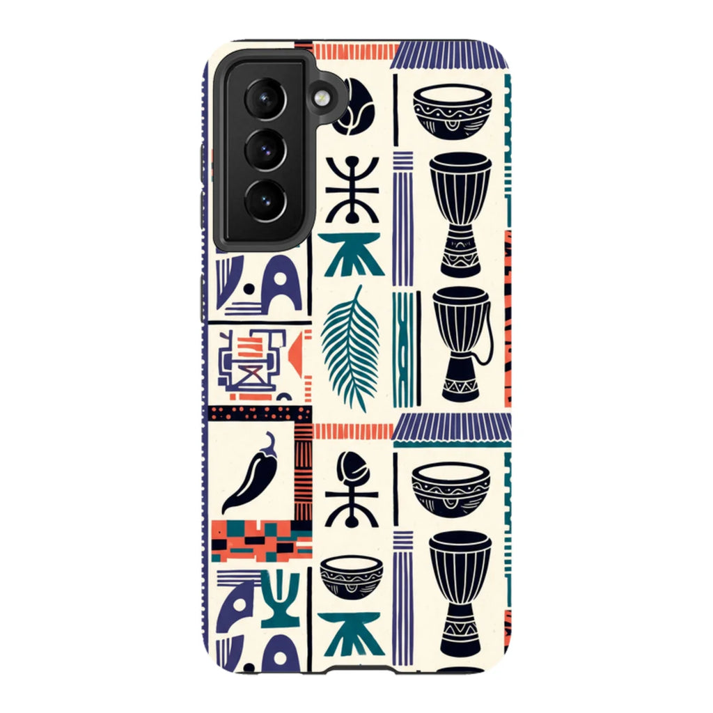 Market Day Icons by Ada Okoye — S21 Tough Case — Finnaij
