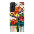 Tropical Flowers by Frida Lövström — S21 Tough Case — Finnaij