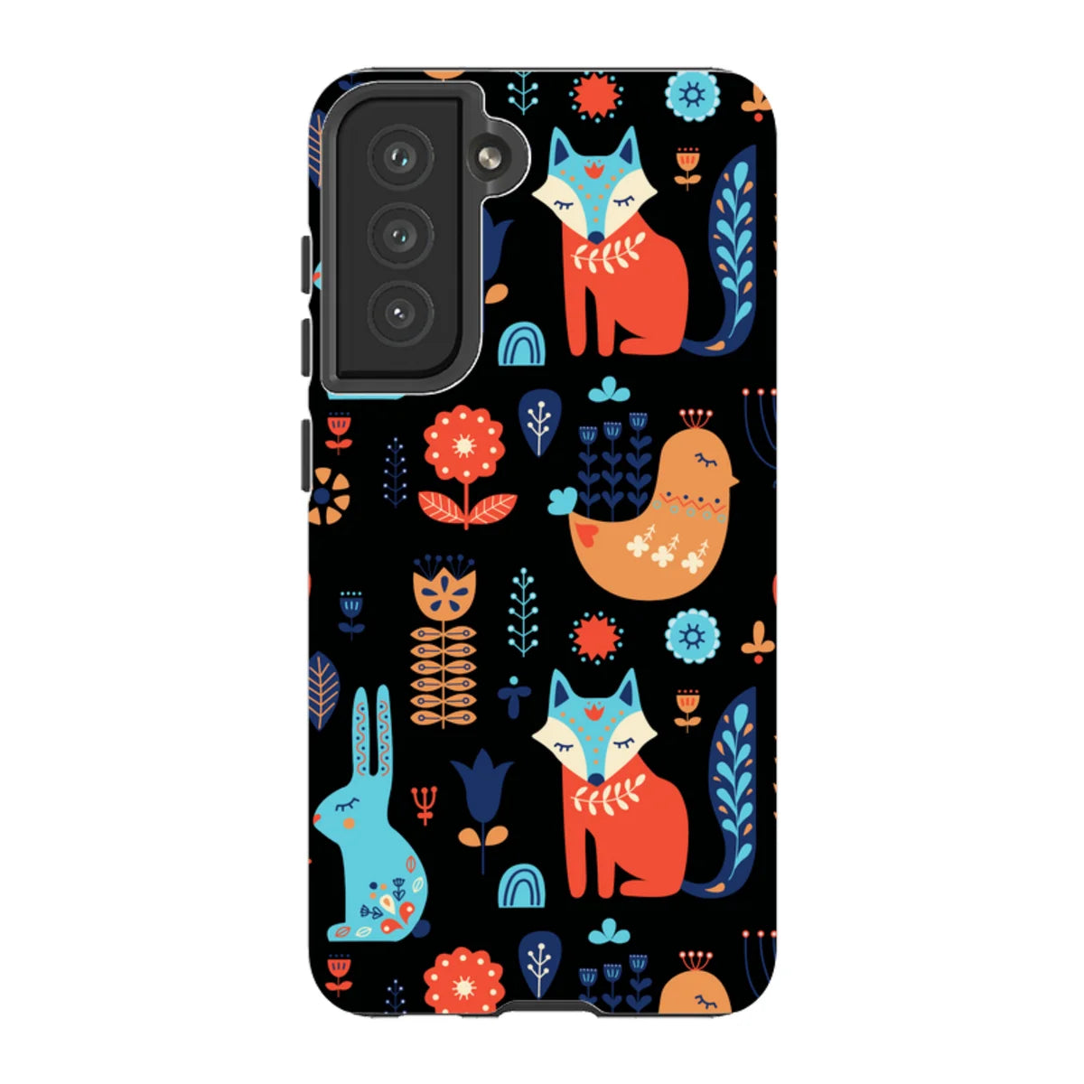 Nordic Ornament Black — S21 Fan Edition Tough Case — Finnaij
