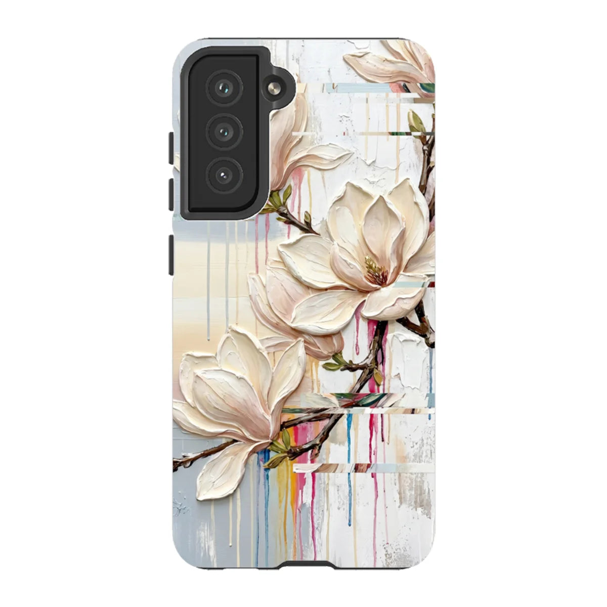 Magnolia Branches by Frida Lövström — S21 Fan Edition Tough Case — Finnaij