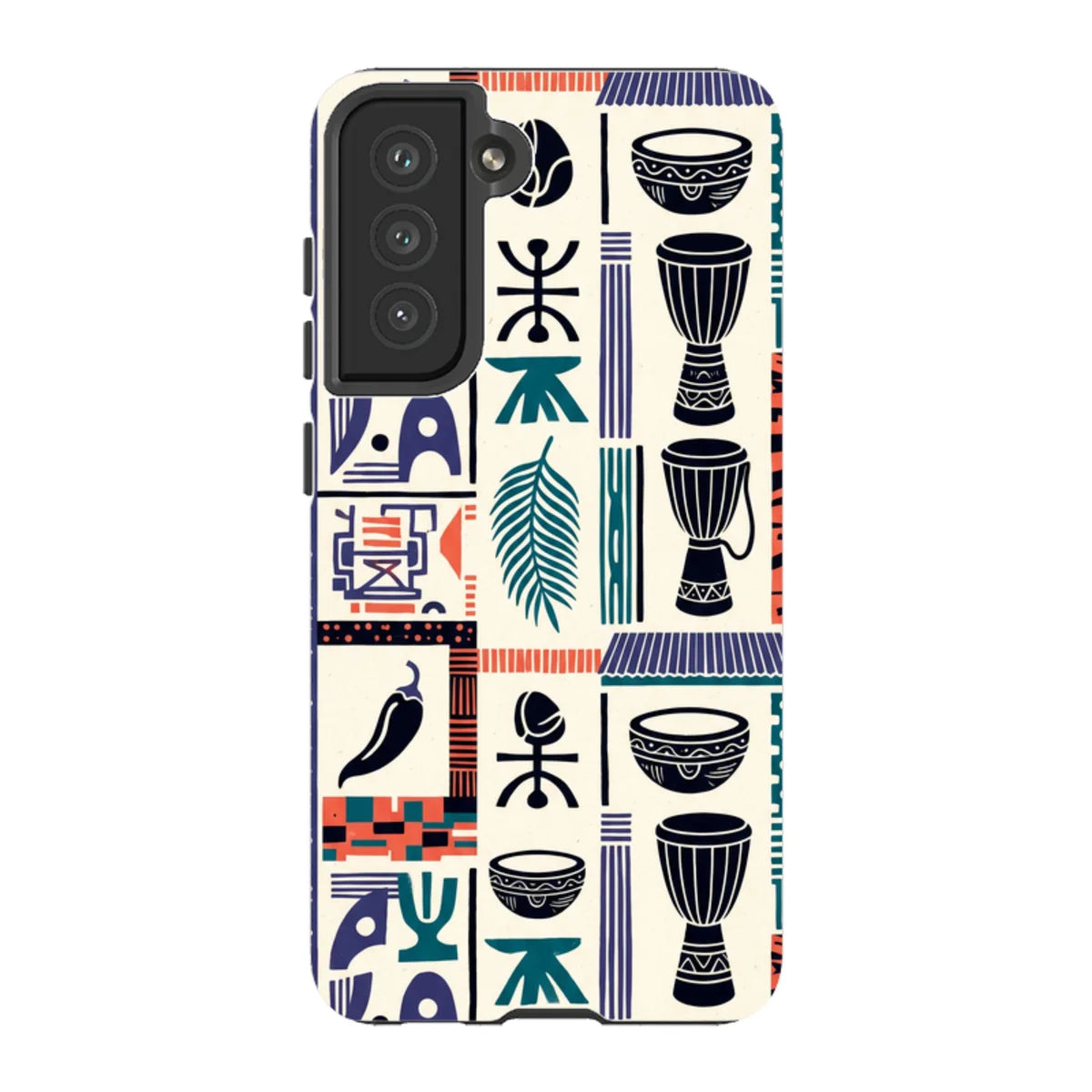 Market Day Icons by Ada Okoye — S21 Fan Edition Tough Case — Finnaij