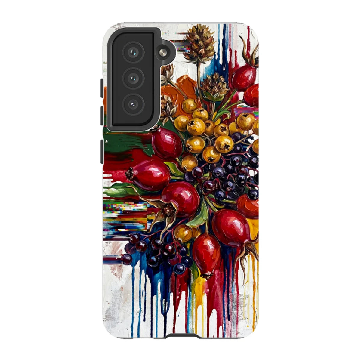 Autumn Berries and Botanicals by Frida Lövström — S21 Fan Edition Tough Case — Finnaij