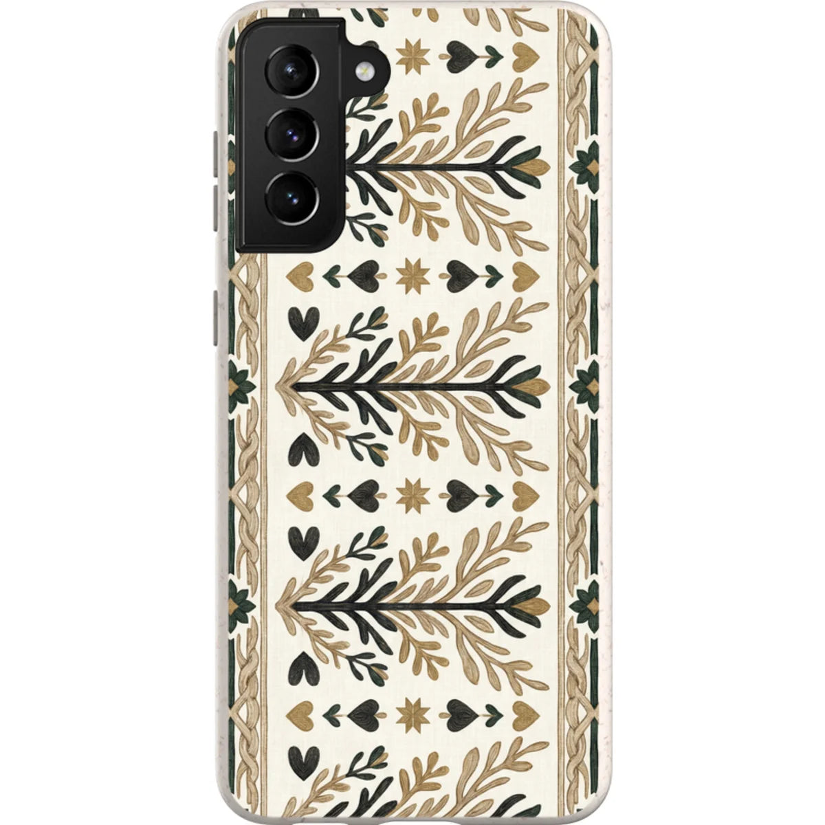 Heritage Border by Elsi Vaarala — S21 Plus Samsung Galaxy Bio-degradable Case — Finnaij