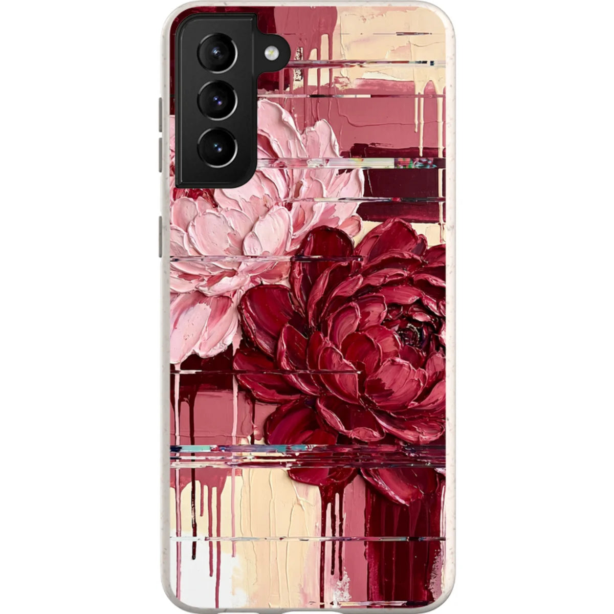 Peonies by Frida Lövström — S21 Plus Samsung Galaxy Bio-degradable Case — Finnaij