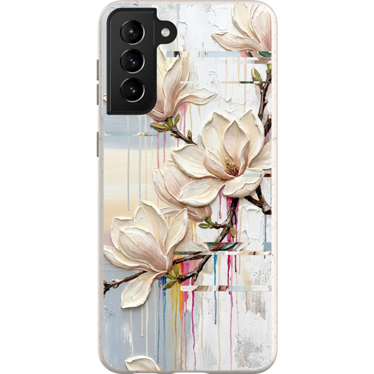 Magnolia Branches by Frida Lövström — S21 Plus Samsung Galaxy Bio-degradable Case — Finnaij