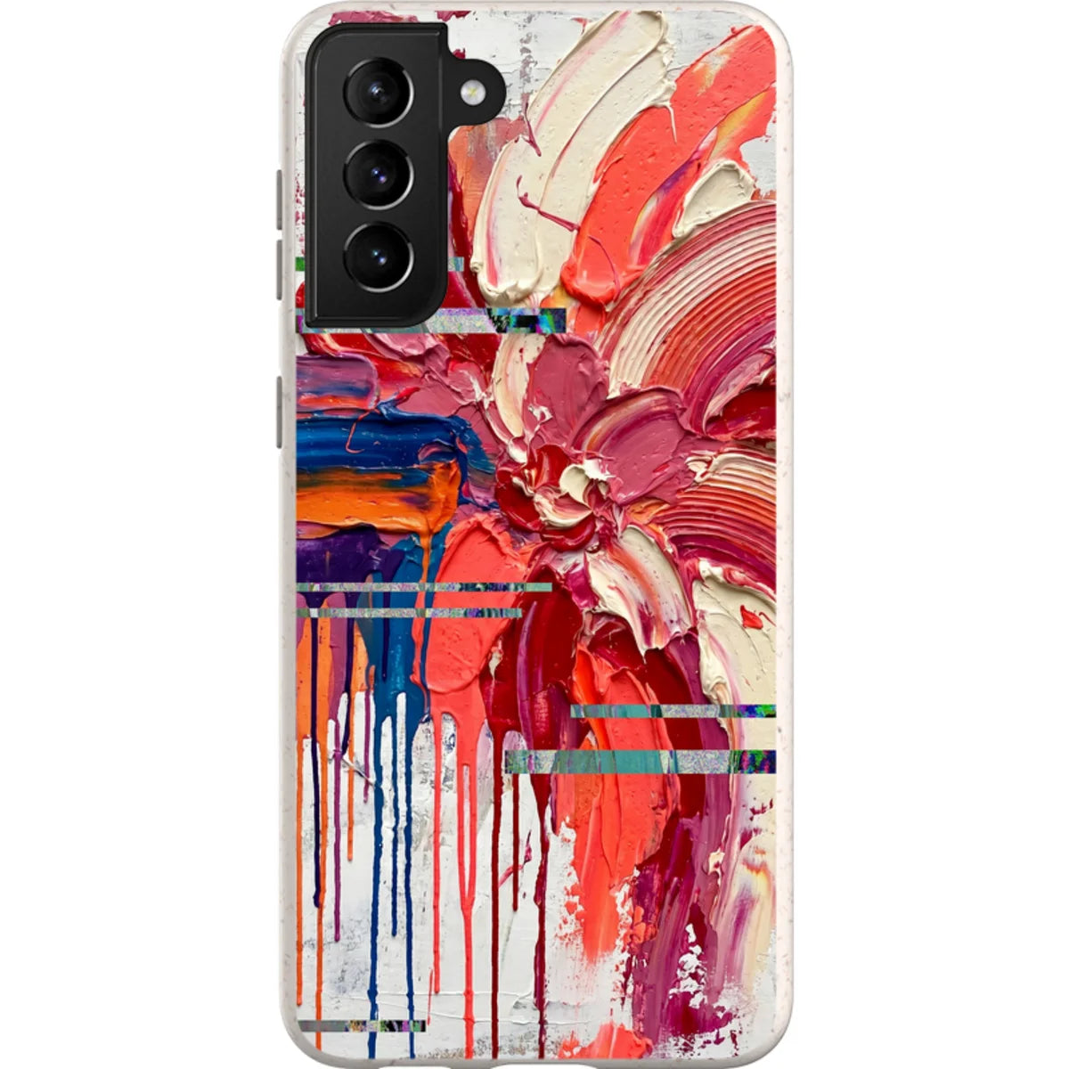Abstract Florals by Frida Lövström — S21 Plus Samsung Galaxy Bio-degradable Case — Finnaij