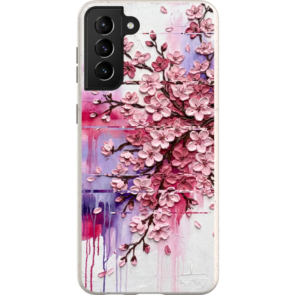 Cherry Blossoms by Frida Lövström — S21 Plus Samsung Galaxy Bio-degradable Case — Finnaij