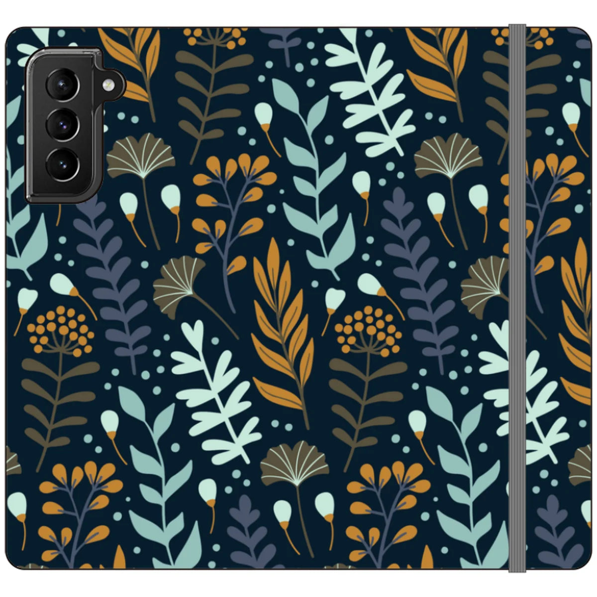 Wild Floral Vegan Leather — S21 Plus Wallet Case — Finnaij