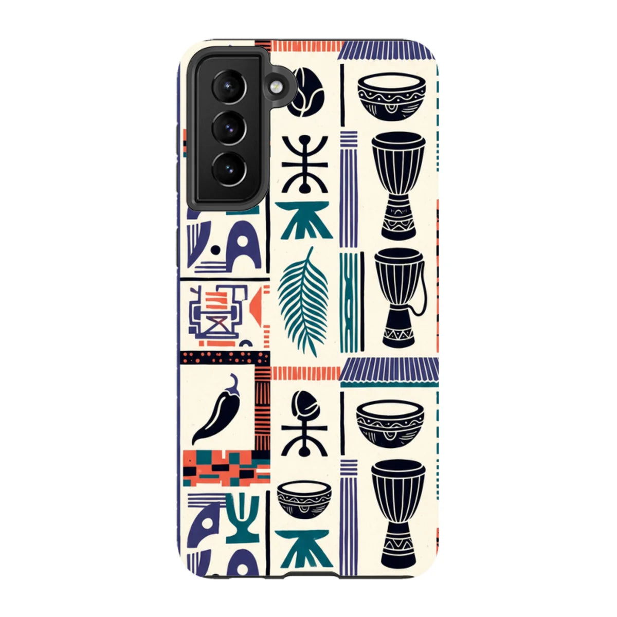 Market Day Icons by Ada Okoye — S21 Plus Tough Case — Finnaij