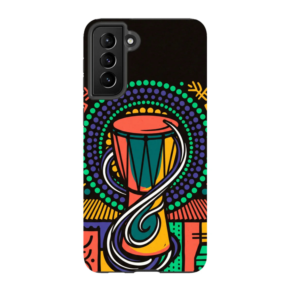 Talking Drum Halo by Ada Okoye — S21 Plus Tough Case — Finnaij