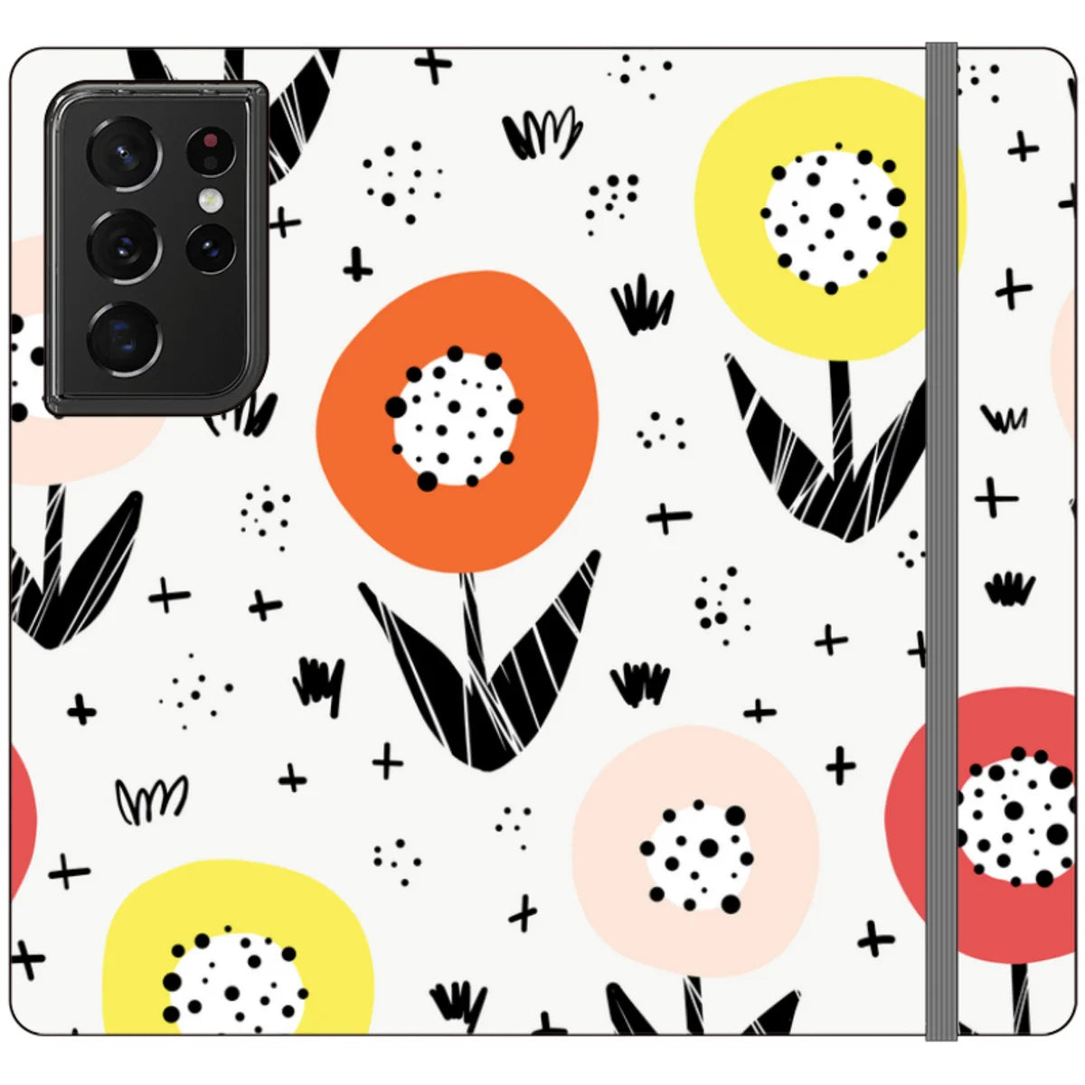 Botanical Doodle — S21 Ultra Wallet Case — Finnaij