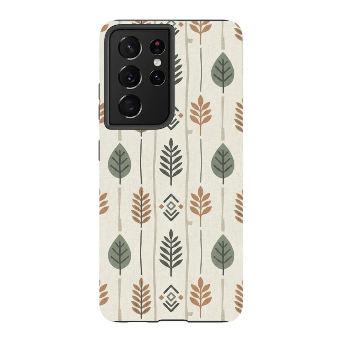 Birch and Linen Pattern by Elsi Vaarala — S21 Ultra Tough Case — Finnaij