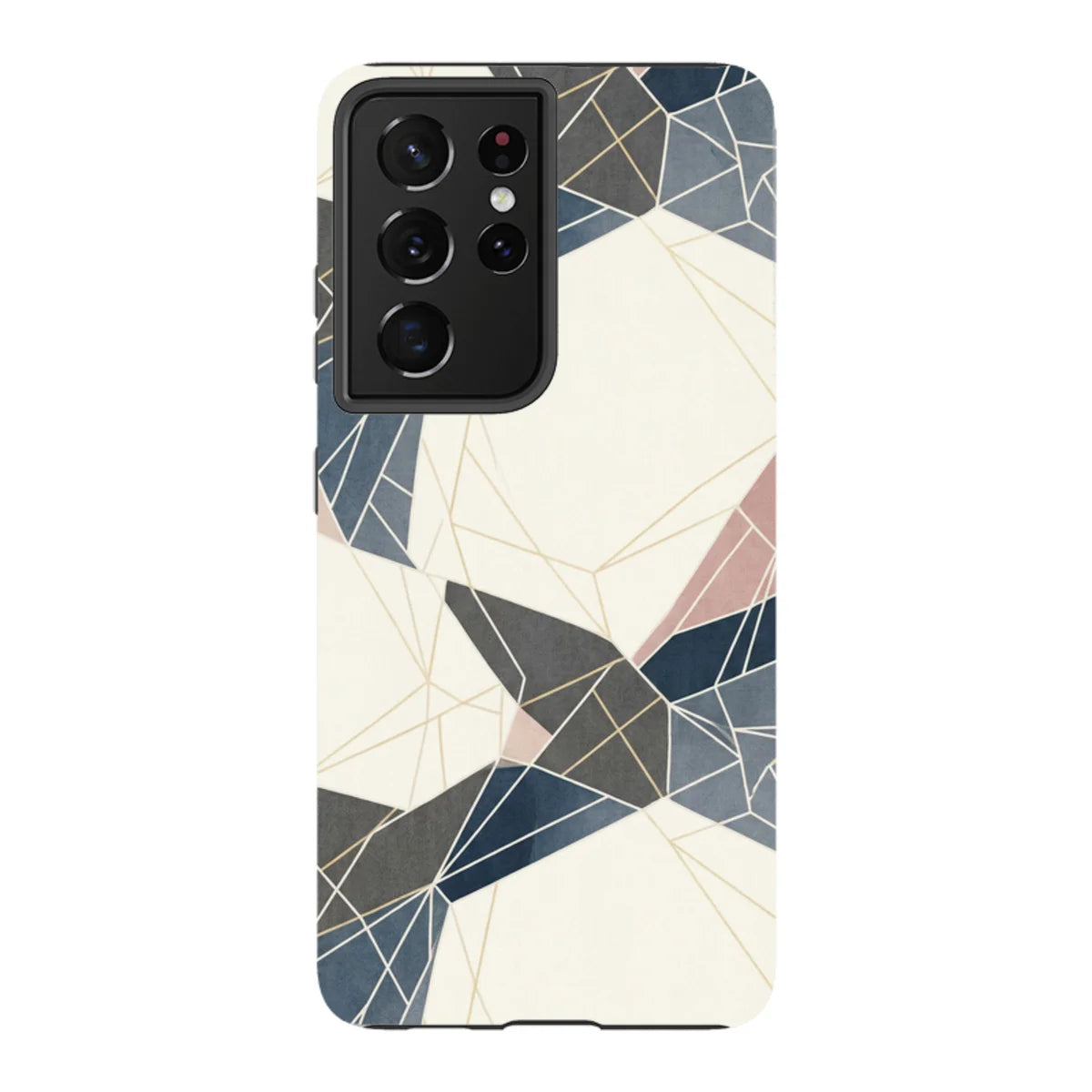 Frozen Lake Geometry by Elsi Vaarala — S21 Ultra Tough Case — Finnaij