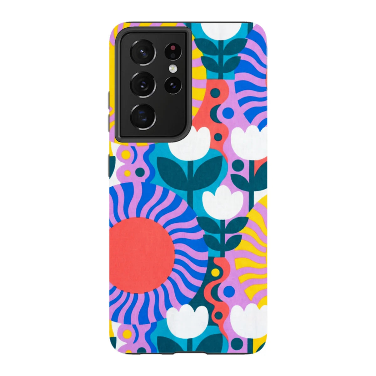 Midnight Sun Mod Bloom by Salla Niemi — S21 Ultra Tough Case — Finnaij