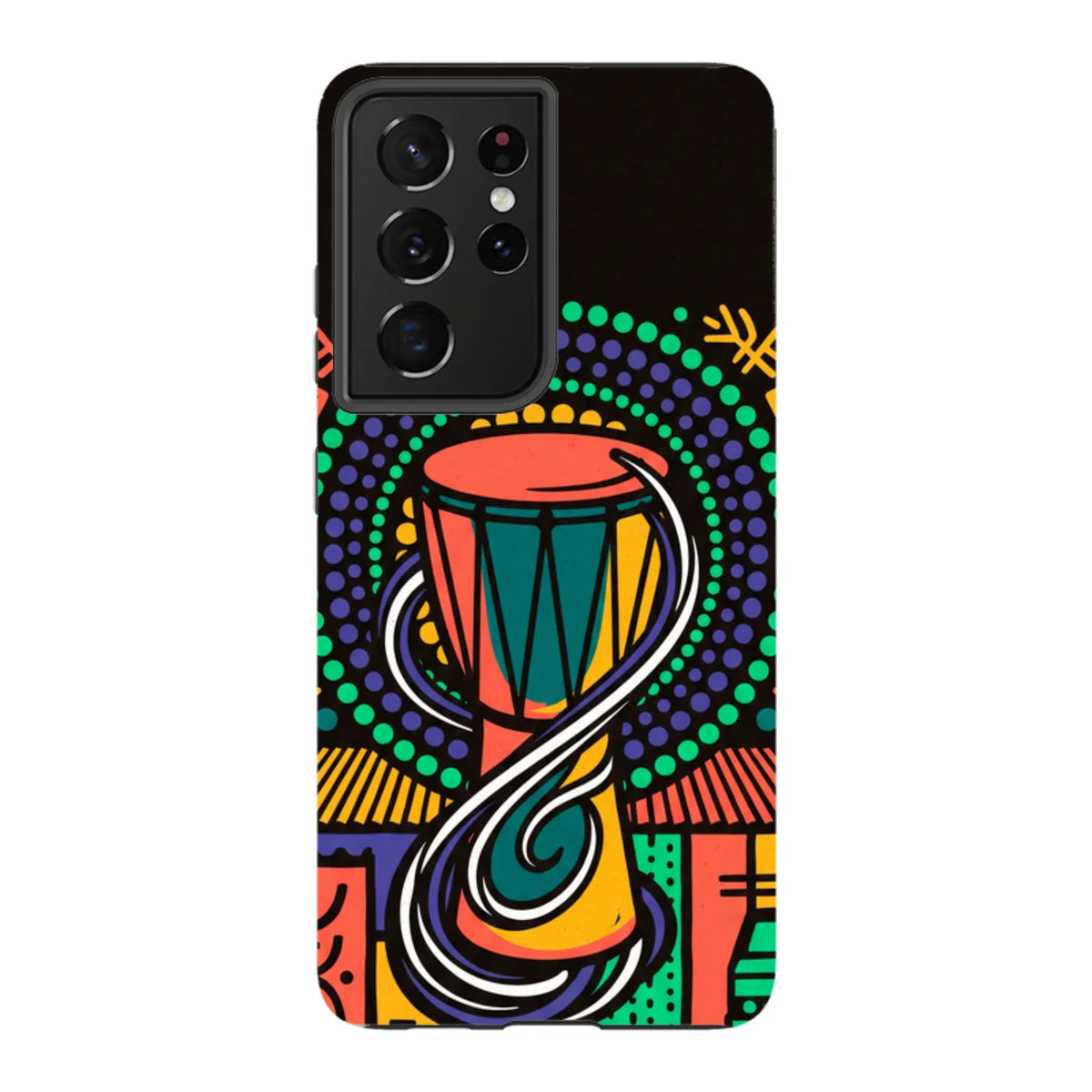 Talking Drum Halo by Ada Okoye — S21 Ultra Tough Case — Finnaij