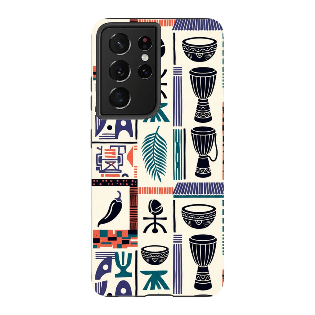 Market Day Icons by Ada Okoye — S21 Ultra Tough Case — Finnaij