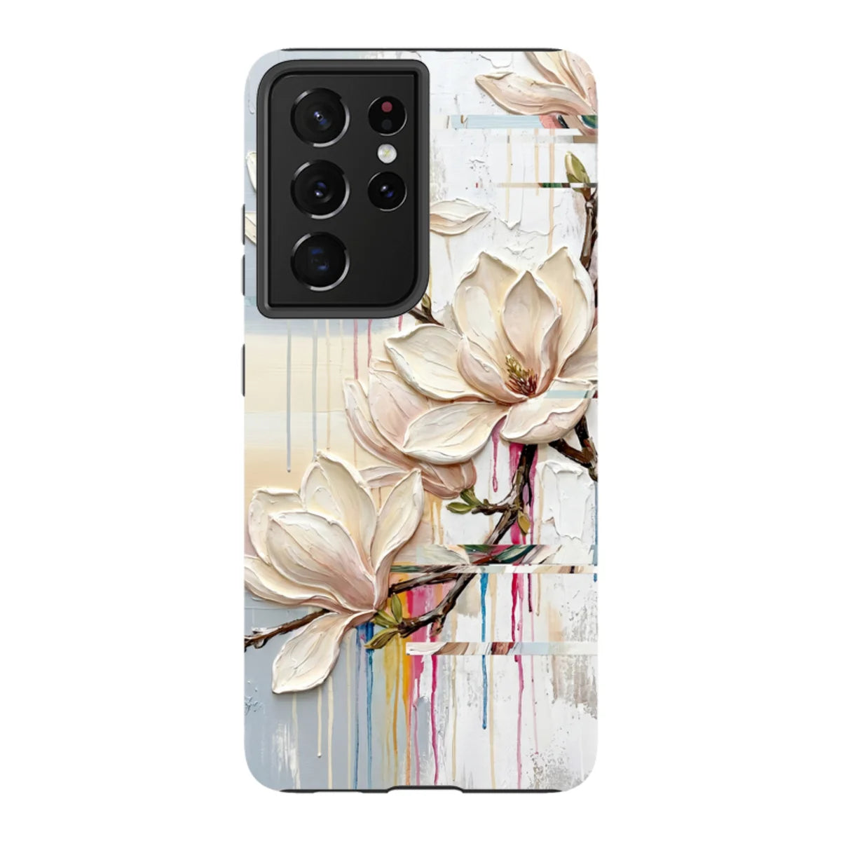 Magnolia Branches by Frida Lövström — S21 Ultra Tough Case — Finnaij
