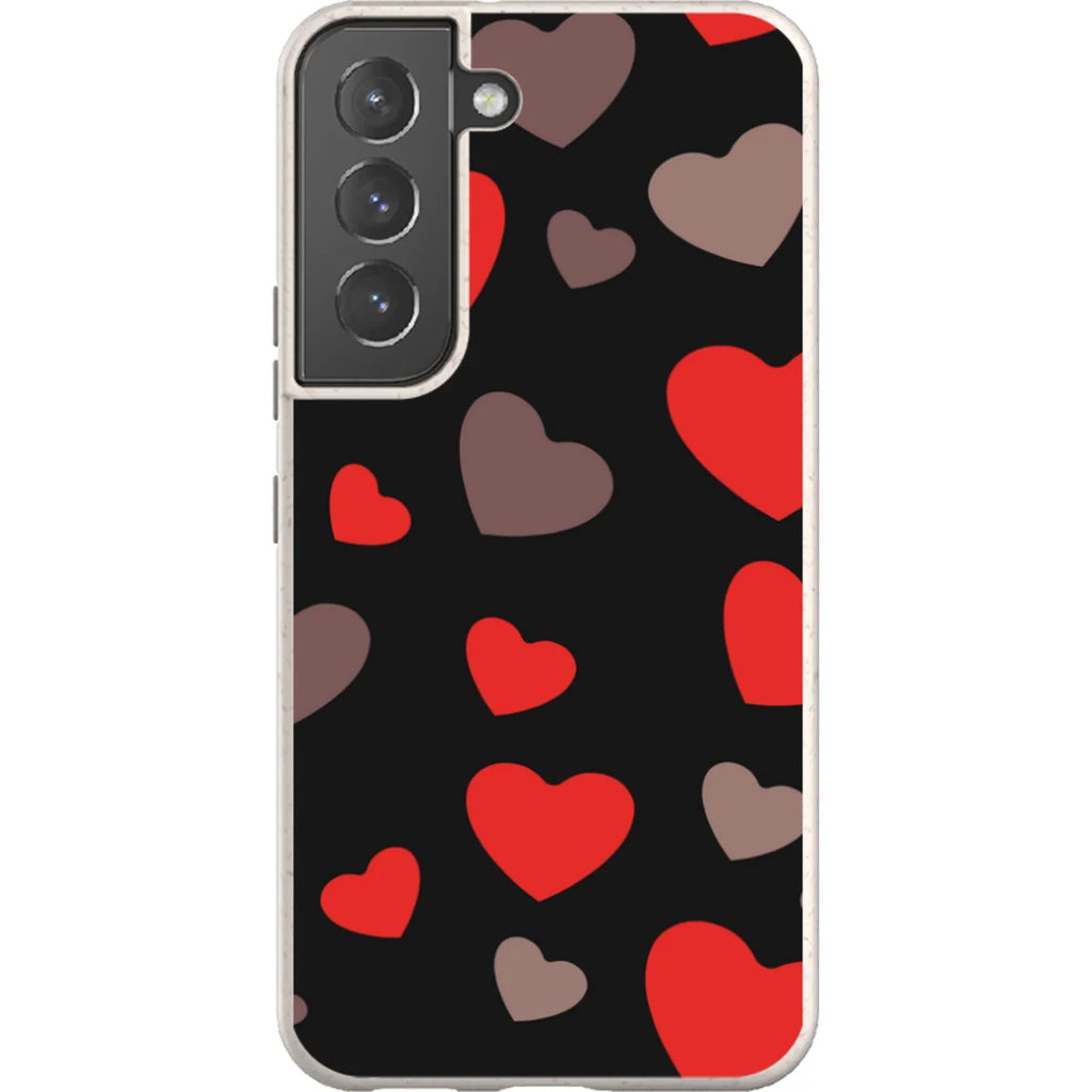 Red Hearts — S22 Samsung Galaxy Bio-degradable Case — Finnaij