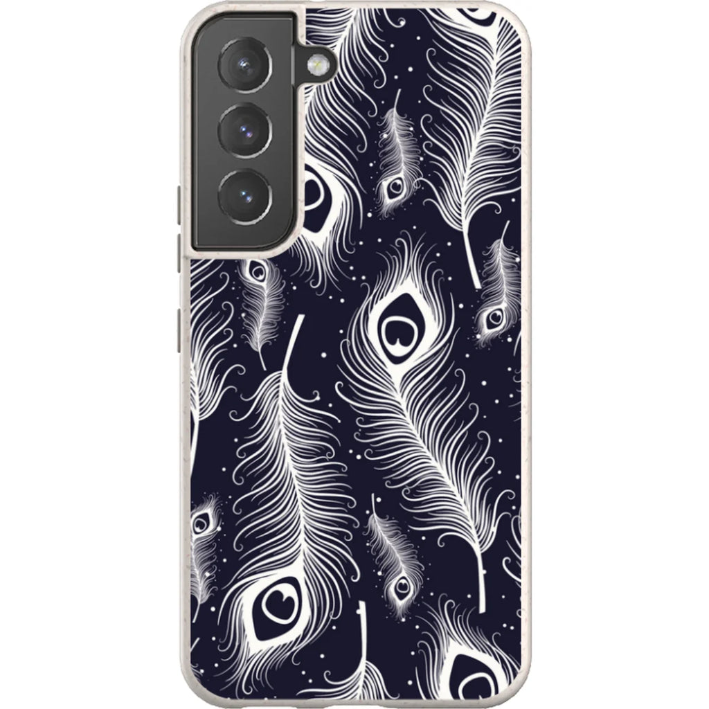 Feathers in Bloom — S24 Samsung Galaxy Bio-degradable Case — Finnaij