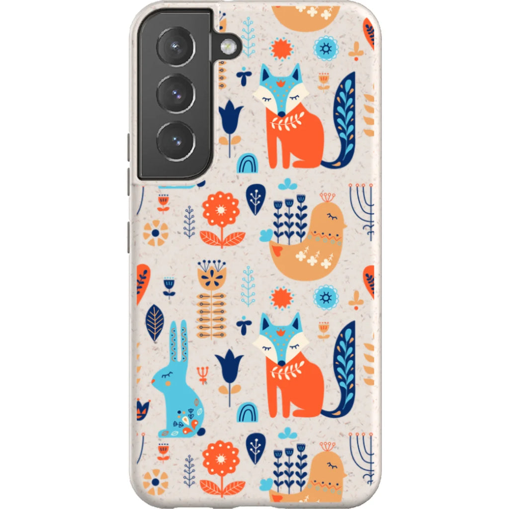 Nordic Ornament Natural — S22 Samsung Galaxy Bio-degradable Case — Finnaij