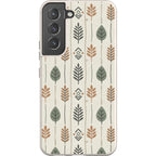 Birch and Linen Pattern by Elsi Vaarala — S22 Samsung Galaxy Bio-degradable Case — Finnaij
