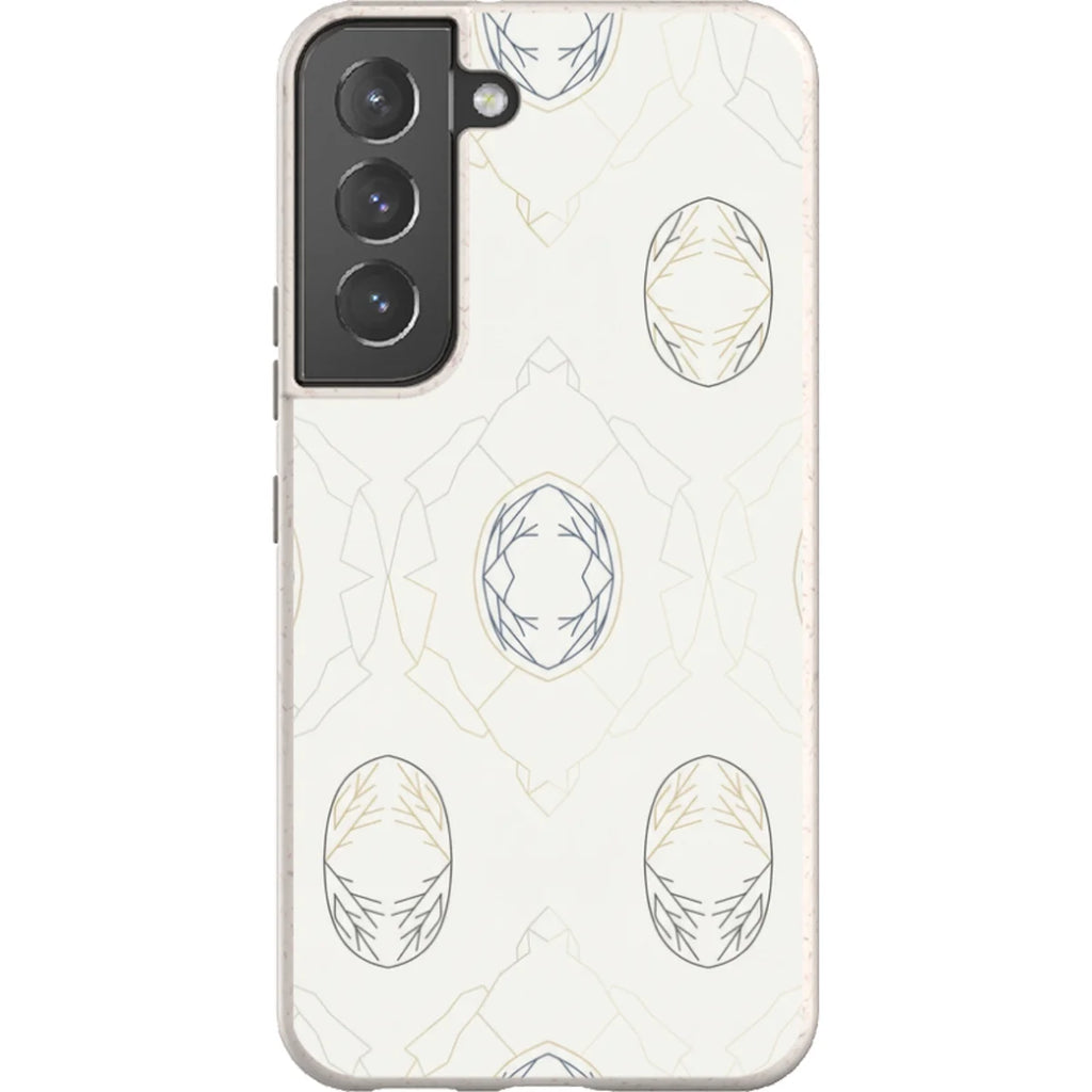 Frozen Lake Silence by Elsi Vaarala — S22 Samsung Galaxy Bio-degradable Case — Finnaij