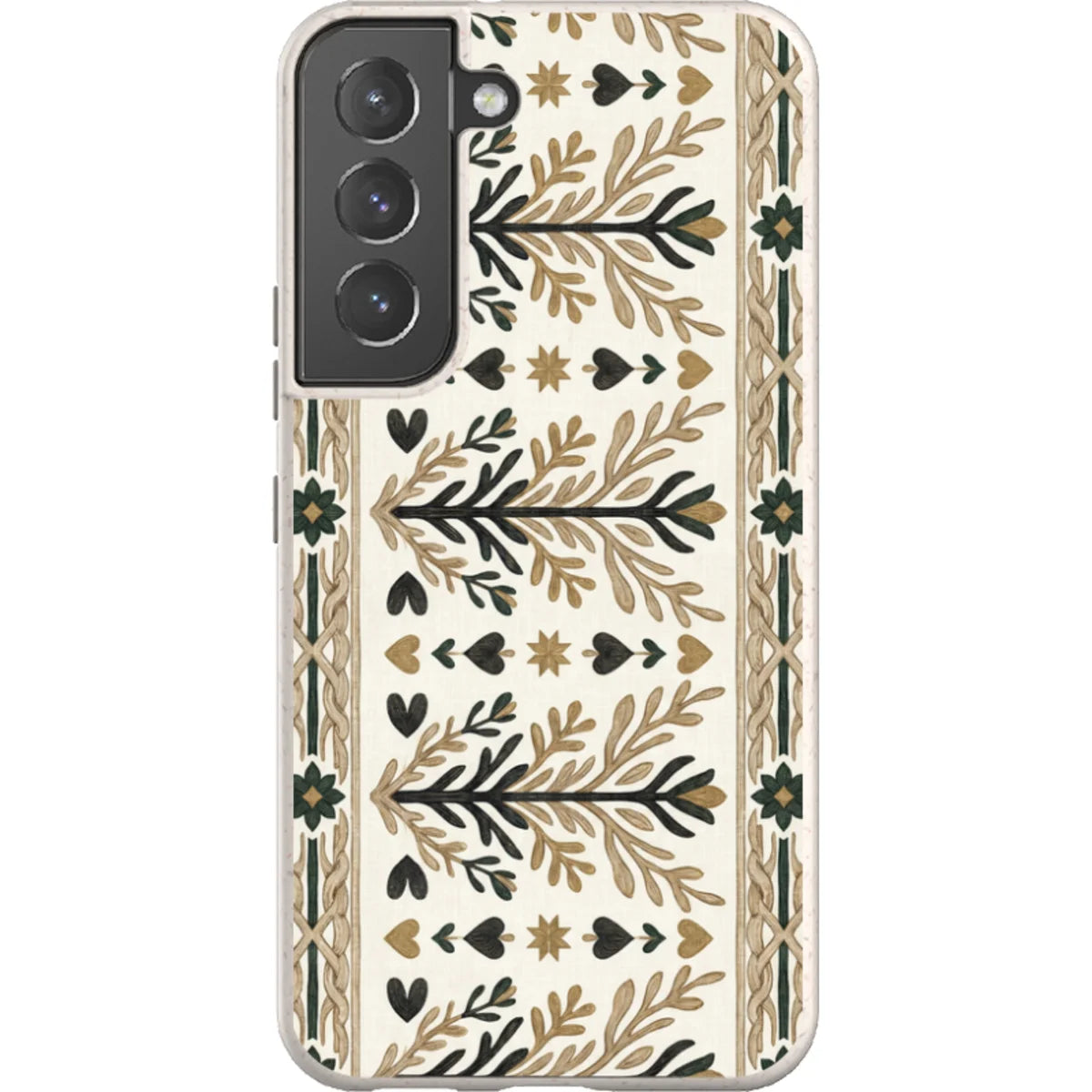 Heritage Border by Elsi Vaarala — S22 Samsung Galaxy Bio-degradable Case — Finnaij