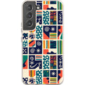 Coastal Indigo Tiles by Ada Okoye — S22 Samsung Galaxy Bio-degradable Case — Finnaij