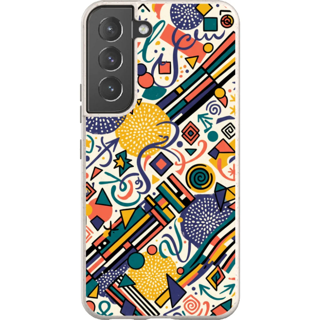 Festival Confetti (Daylight) by Ada Okoye — S22 Samsung Galaxy Bio-degradable Case — Finnaij