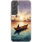 Lagoon Morning by Tobi Akinyemi — S22 Samsung Galaxy Bio-degradable Case — Finnaij
