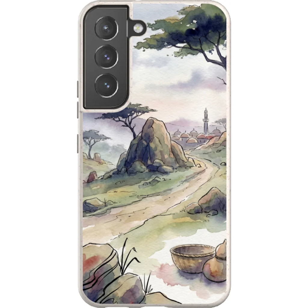 Jos Plateau Cool Light by Tobi Akinyemi — S22 Samsung Galaxy Bio-degradable Case — Finnaij