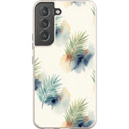 Palm Frond Breeze Pattern by Tobi Akinyemi — S22 Samsung Galaxy Bio-degradable Case — Finnaij