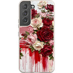 Roses by Frida Lövström — S22 Samsung Galaxy Bio-degradable Case — Finnaij