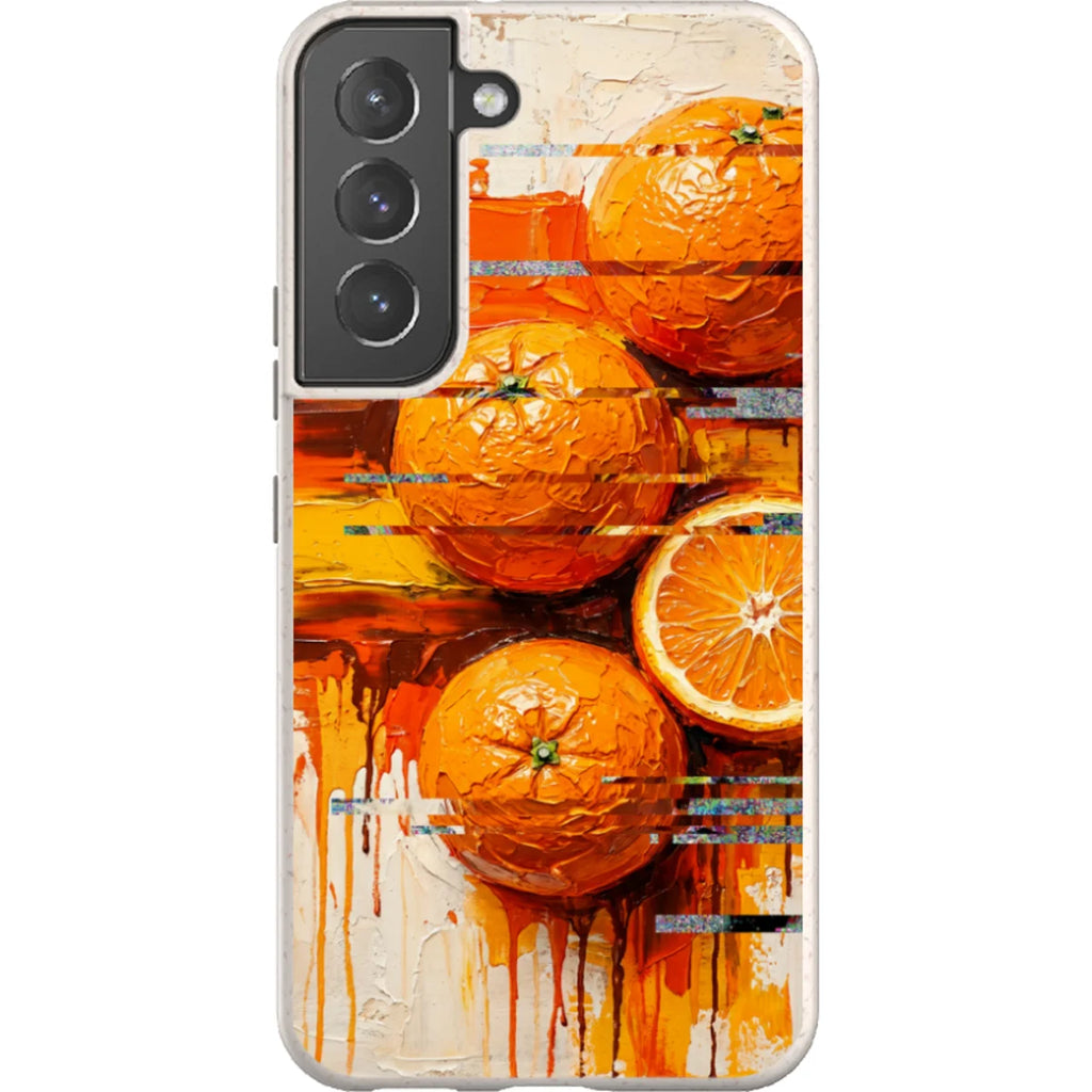 Oranges and Citrus Still Life by Frida Lövström — S22 Samsung Galaxy Bio-degradable Case — Finnaij