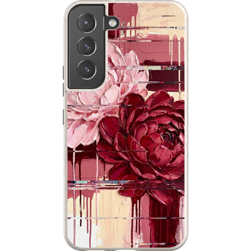 Peonies by Frida Lövström — S22 Samsung Galaxy Bio-degradable Case — Finnaij