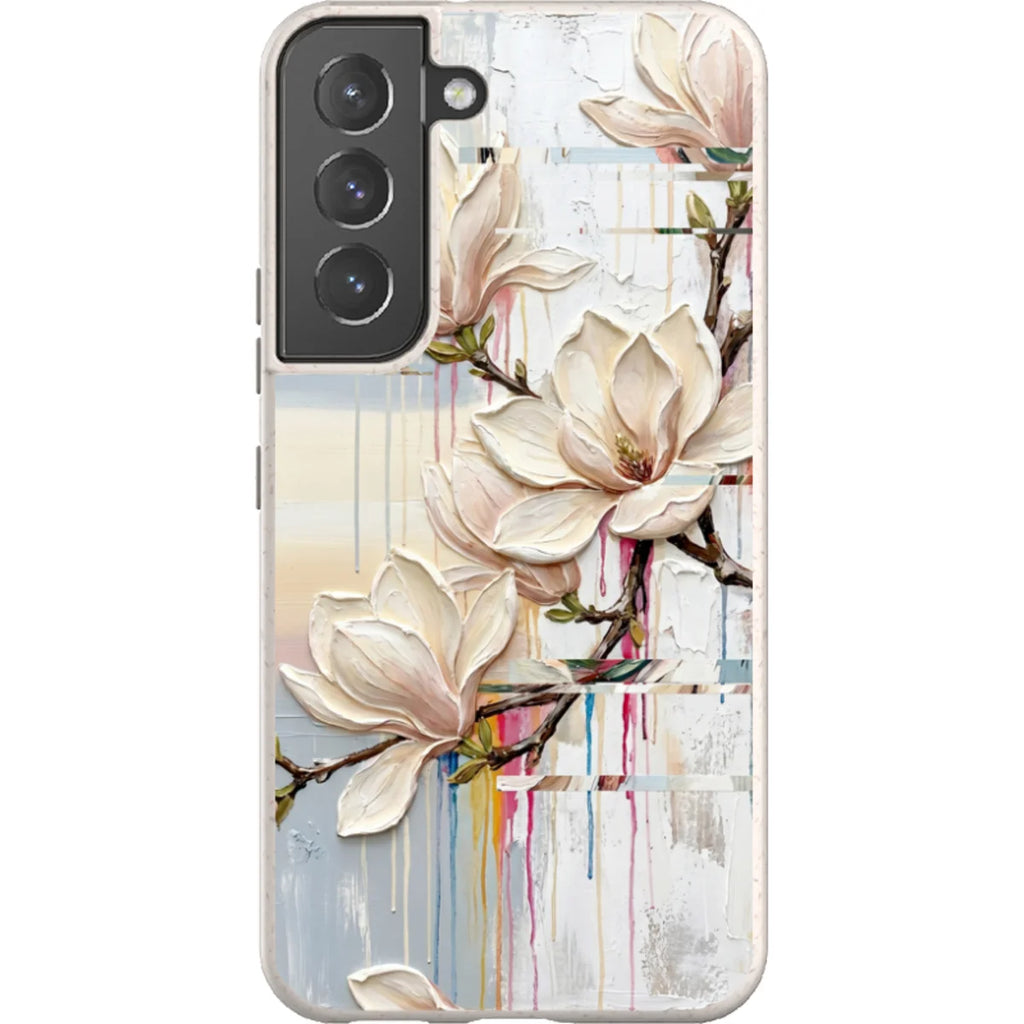 Magnolia Branches by Frida Lövström — S22 Samsung Galaxy Bio-degradable Case — Finnaij