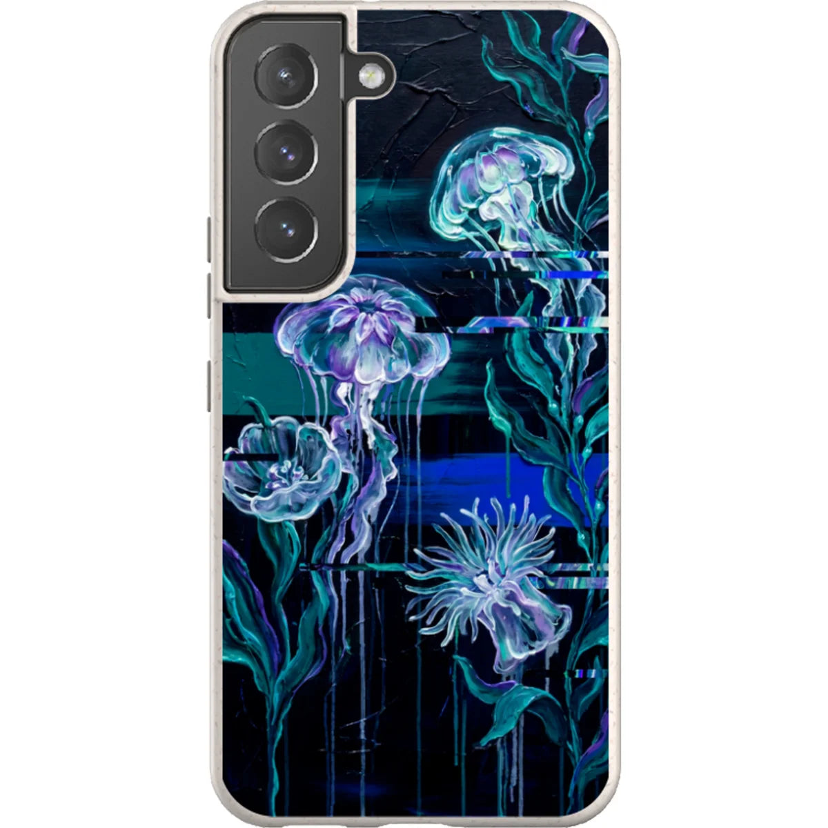 Deep-Sea Underwater Botanical Fantasy by Frida Lövström — S22 Samsung Galaxy Bio-degradable Case — Finnaij