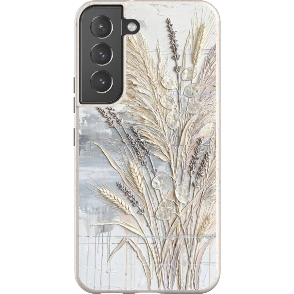 Dried Flowers and Grasses by Frida Lövström — S22 Samsung Galaxy Bio-degradable Case — Finnaij